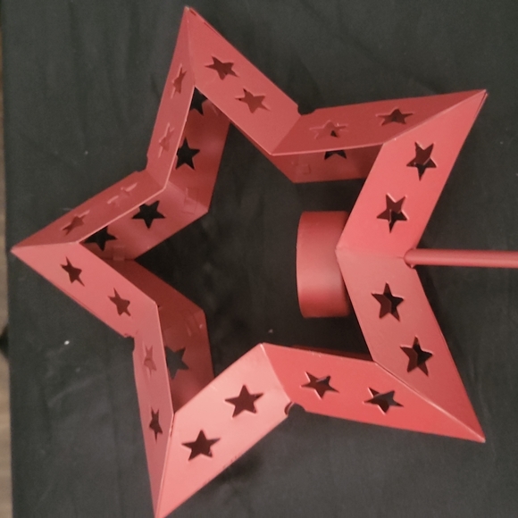 Set of 3 Star Tealight Candle Holders - Picture 6 of 15